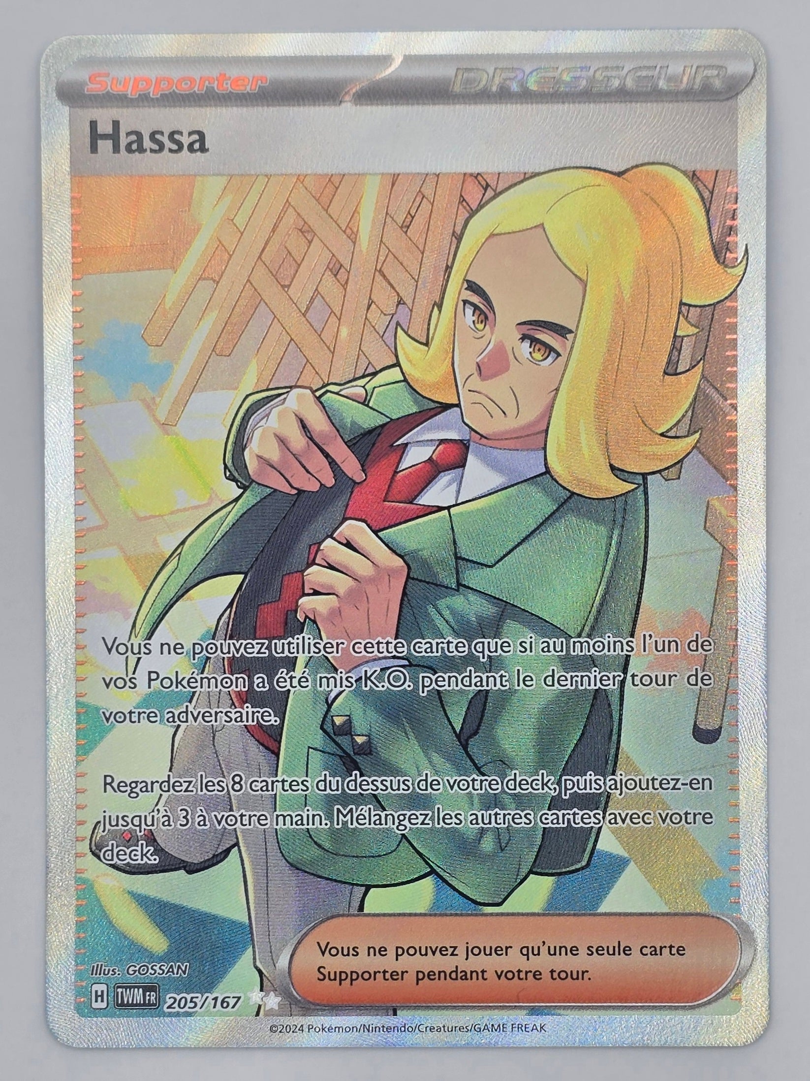 Carte Pokémon – Hassa 205/167- Mascarade Crépusculaire (EV06) - FR