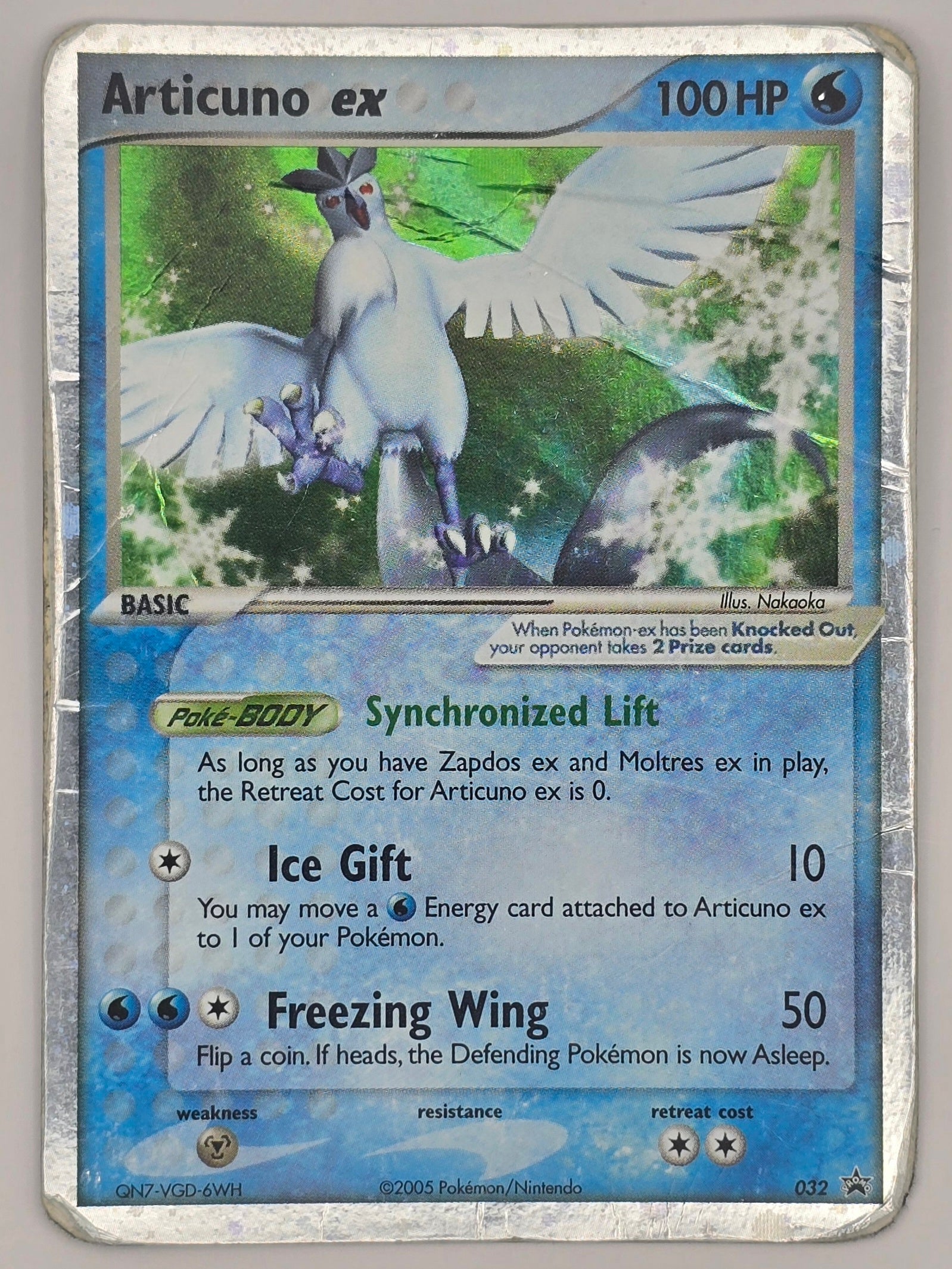 Carte Pokémon – Articuno 032 (Black Star Promo) 2005 - ENG