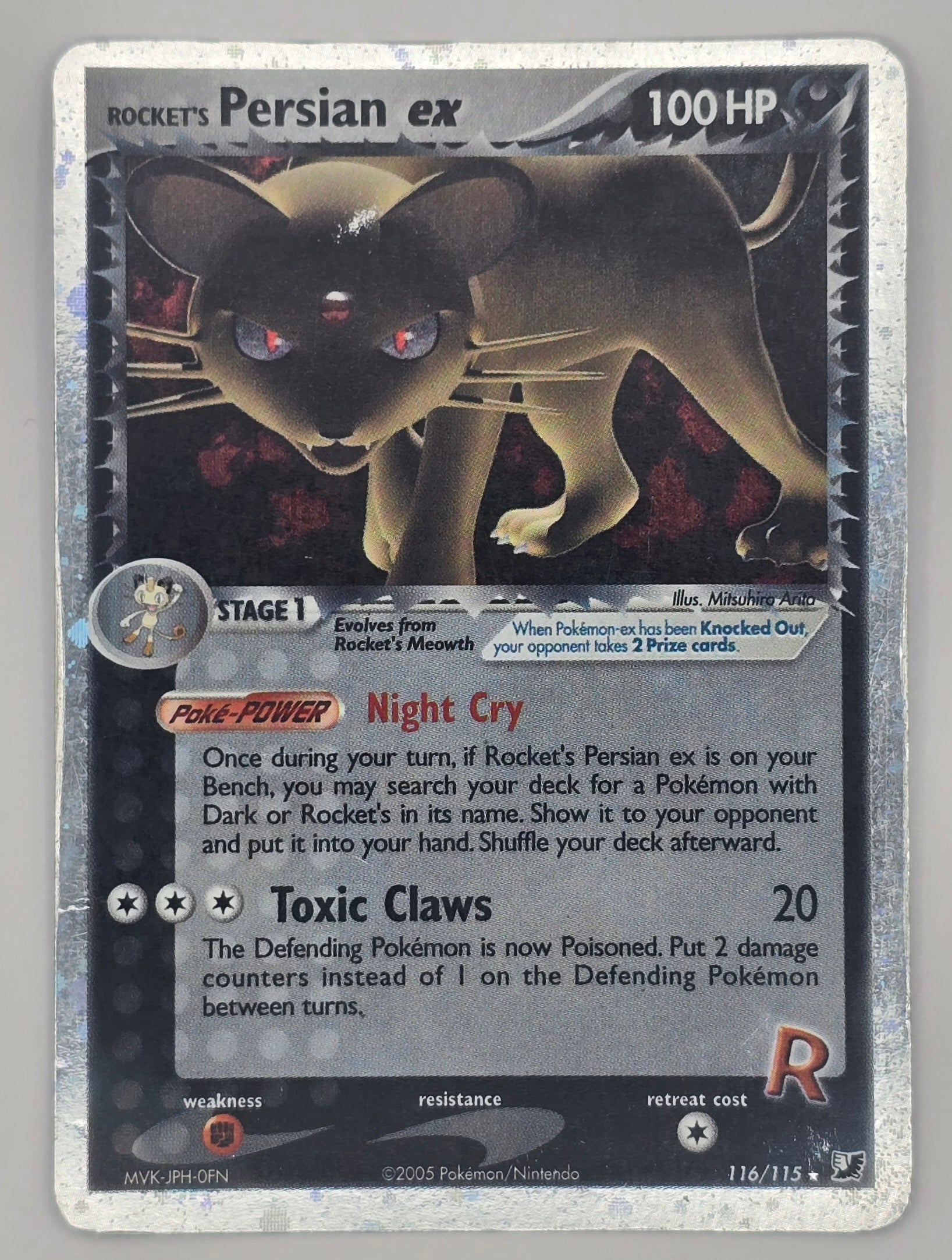 Carte Pokémon – Persian ex 116/115 - EX Forces Cachées - ENG