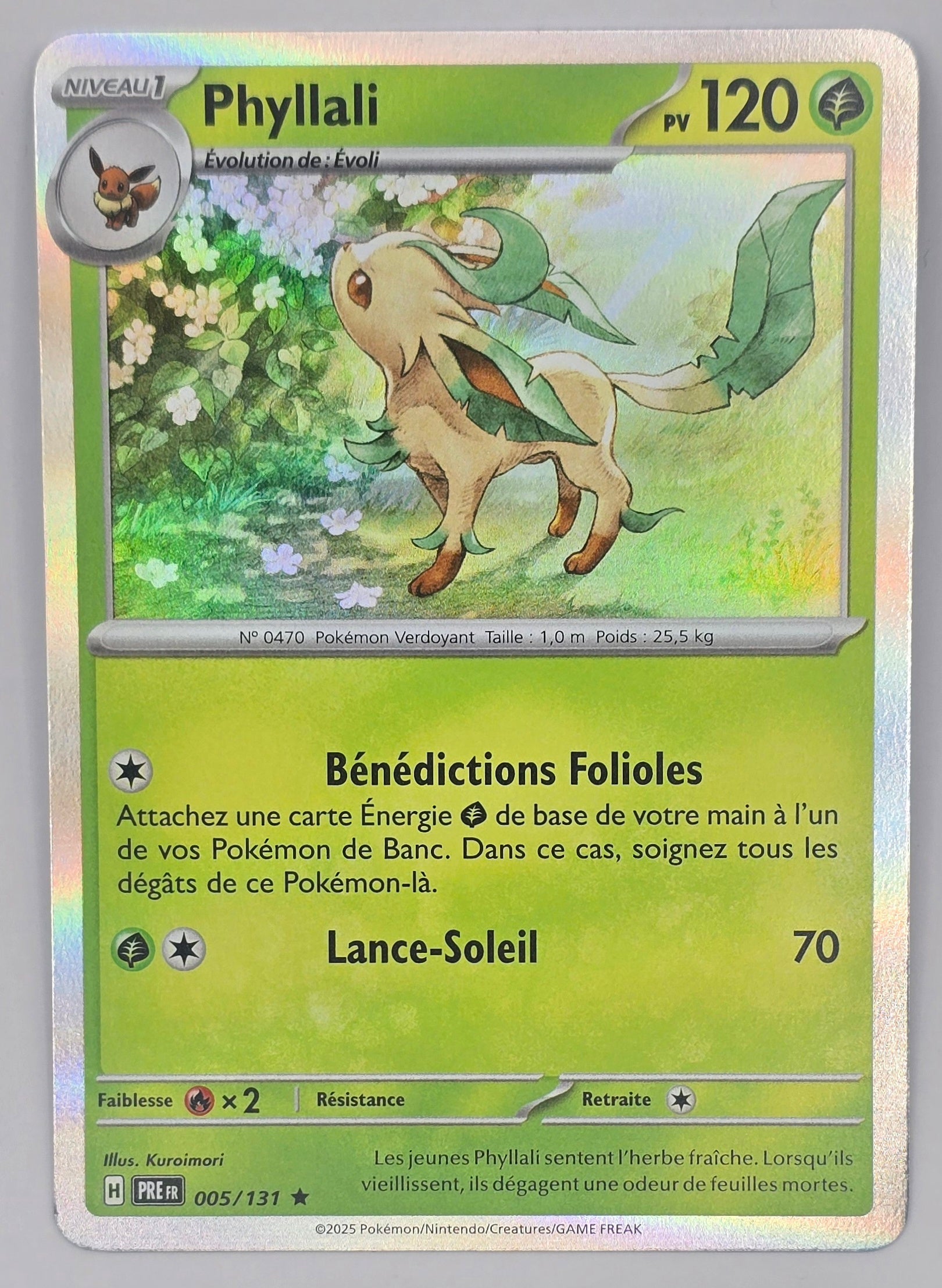 Carte Pokémon - Phylali 005/131 – Évolutions Prismatiques (EV8.5) – FR