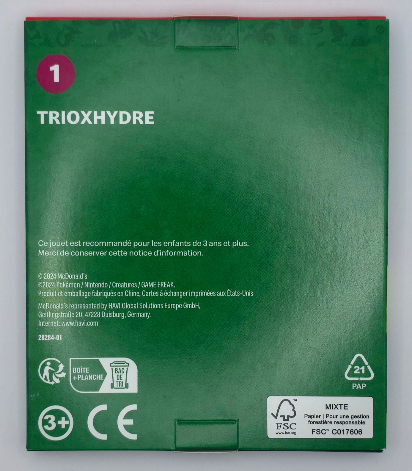 Artset Boosters Pokémon – McDonald’s 2024 & 2025 – FR