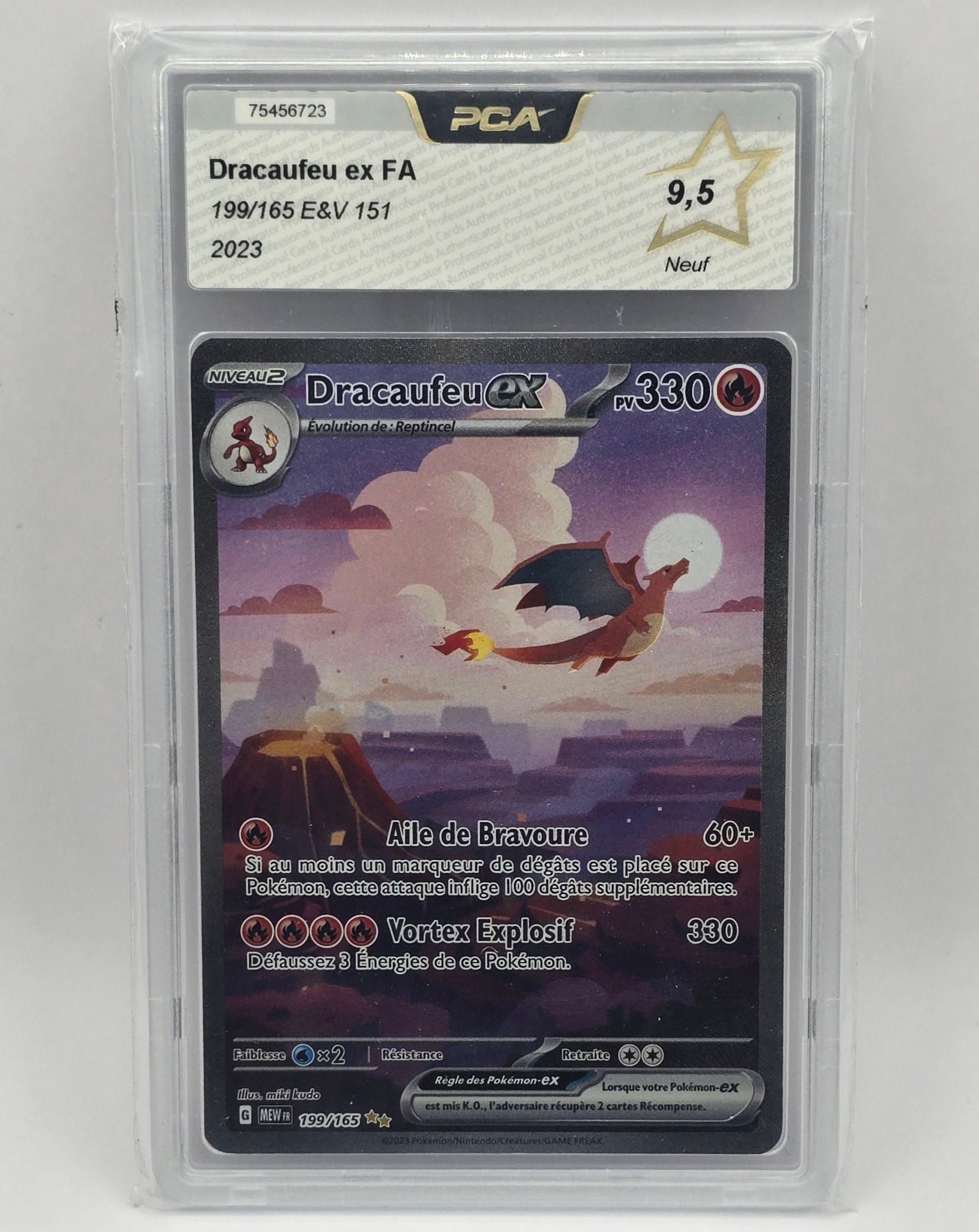 Trio de cartes Pokémon gradées PCA 9,5 – Série 151 (EV3.5) – FR