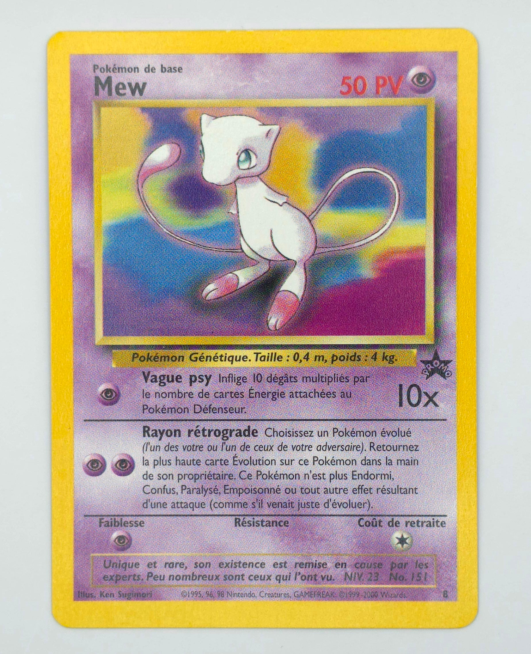 Carte Pokémon – Mew Holo (Wizards Black Star Promo 1999 – #8) – FR