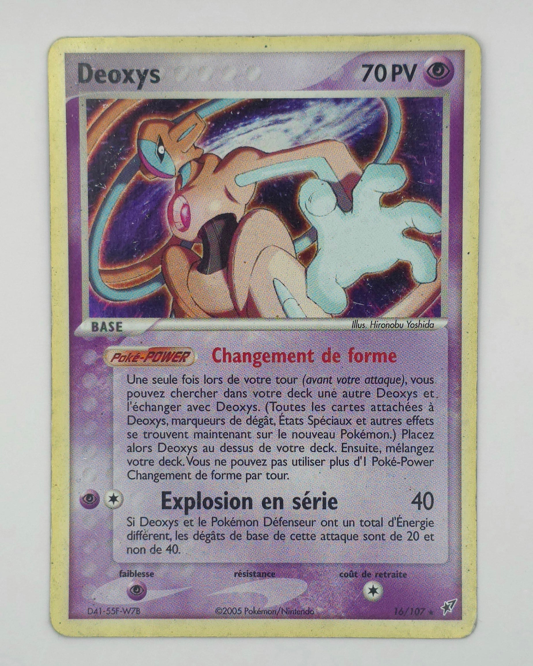 Carte Pokémon – Deoxys Holo (EX Deoxys 2005 – 16/107) – FR