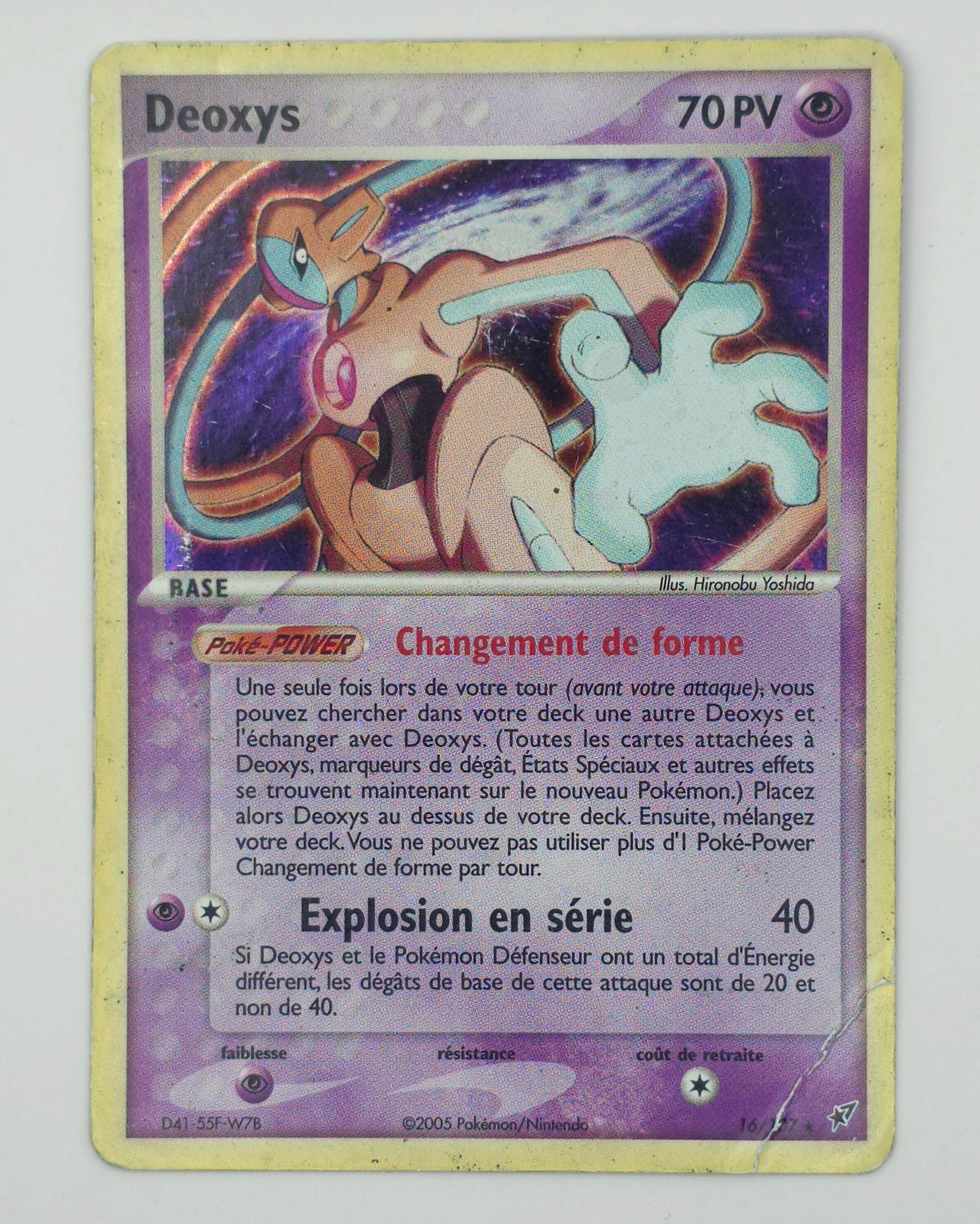 Carte Pokémon – Deoxys Holo (EX Deoxys 2005 – 16/107) – FR