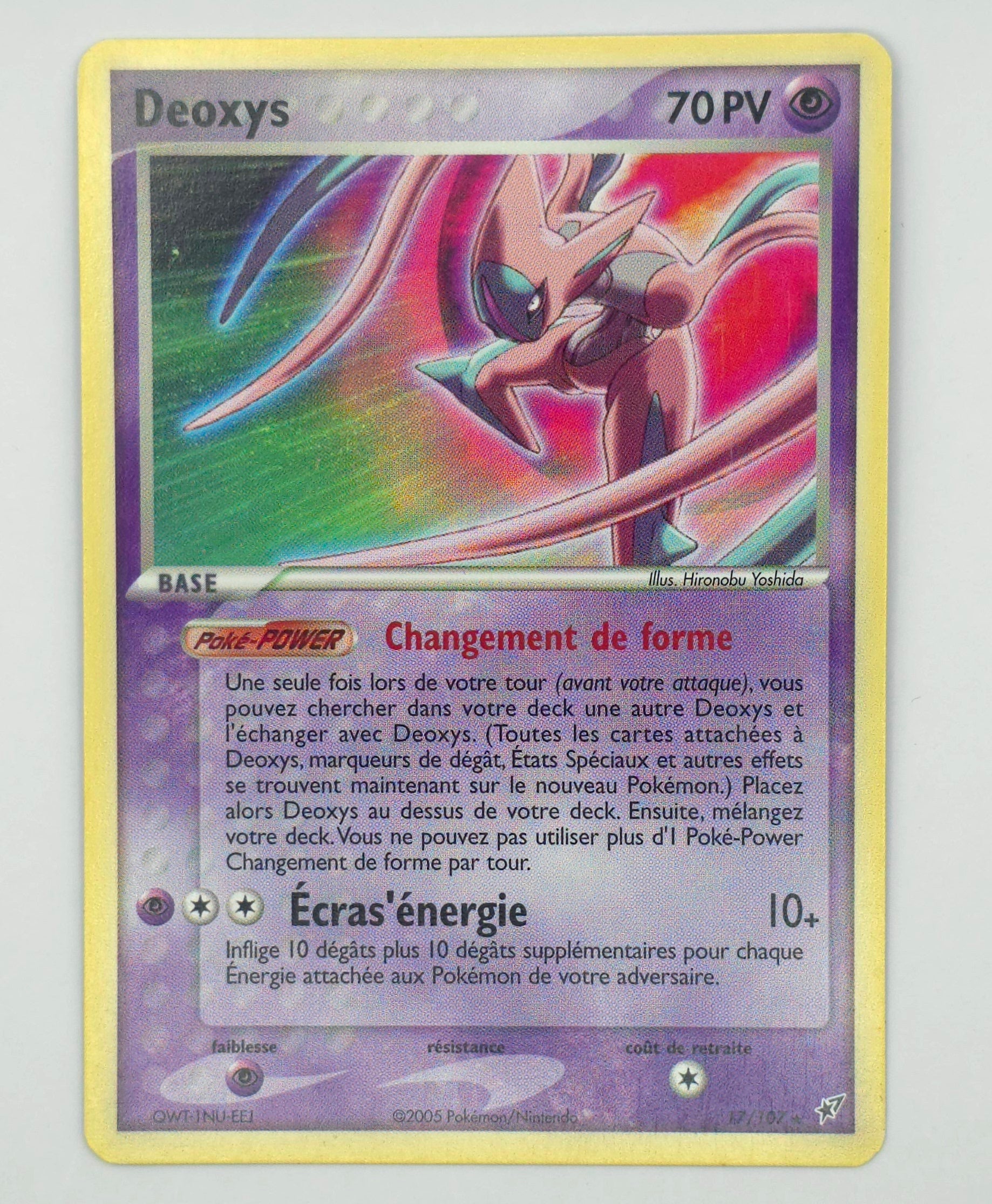 Carte Pokémon – Deoxys (EX Deoxys 2005 – 17/107) – FR