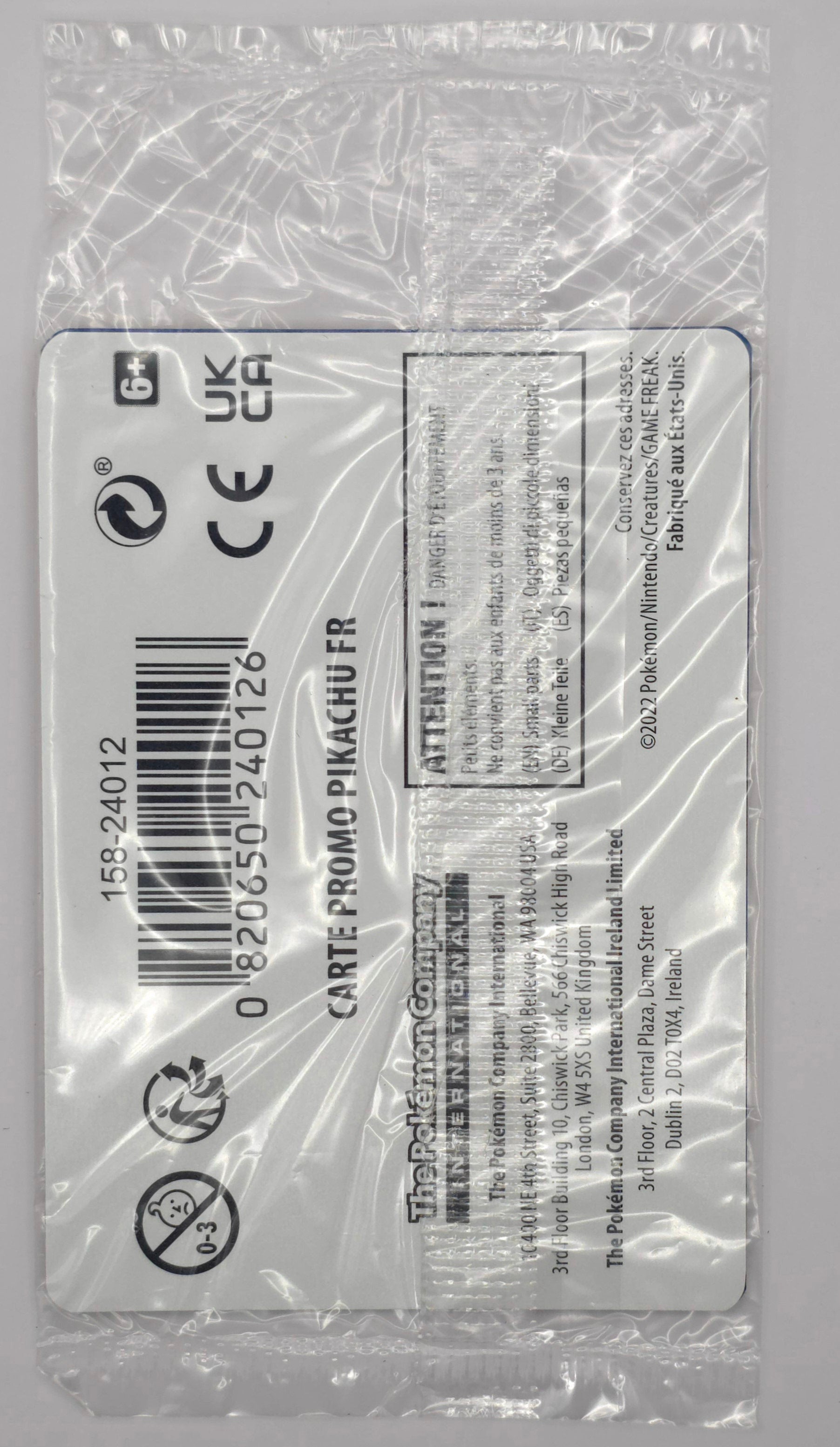 Carte Pokémon – Pikachu Holo Promo (Pokémon GO 2022 – 028/078) – FR