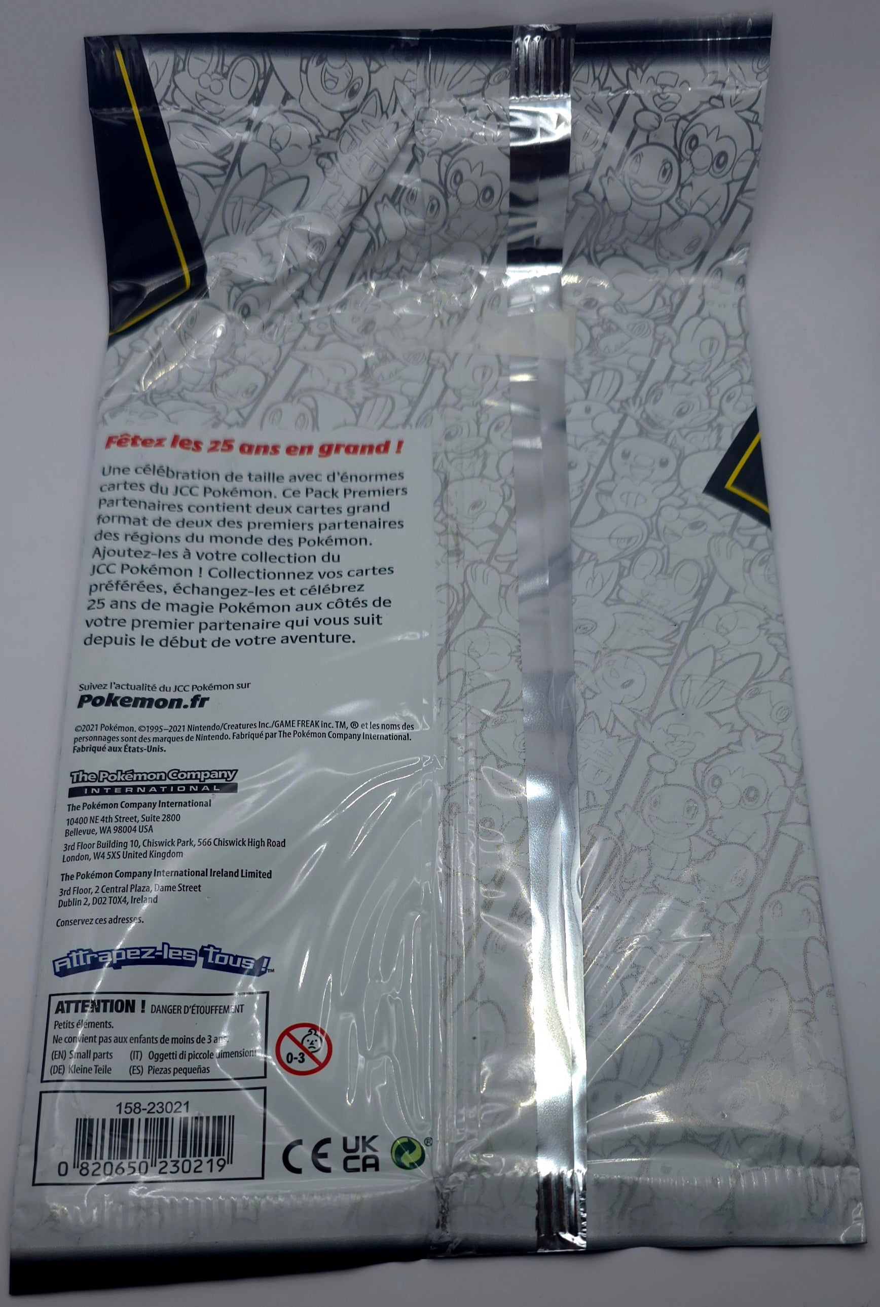 Booster Pokémon 25e Anniversaire – Carte Jumbo Starter (FR, illustration aléatoire)