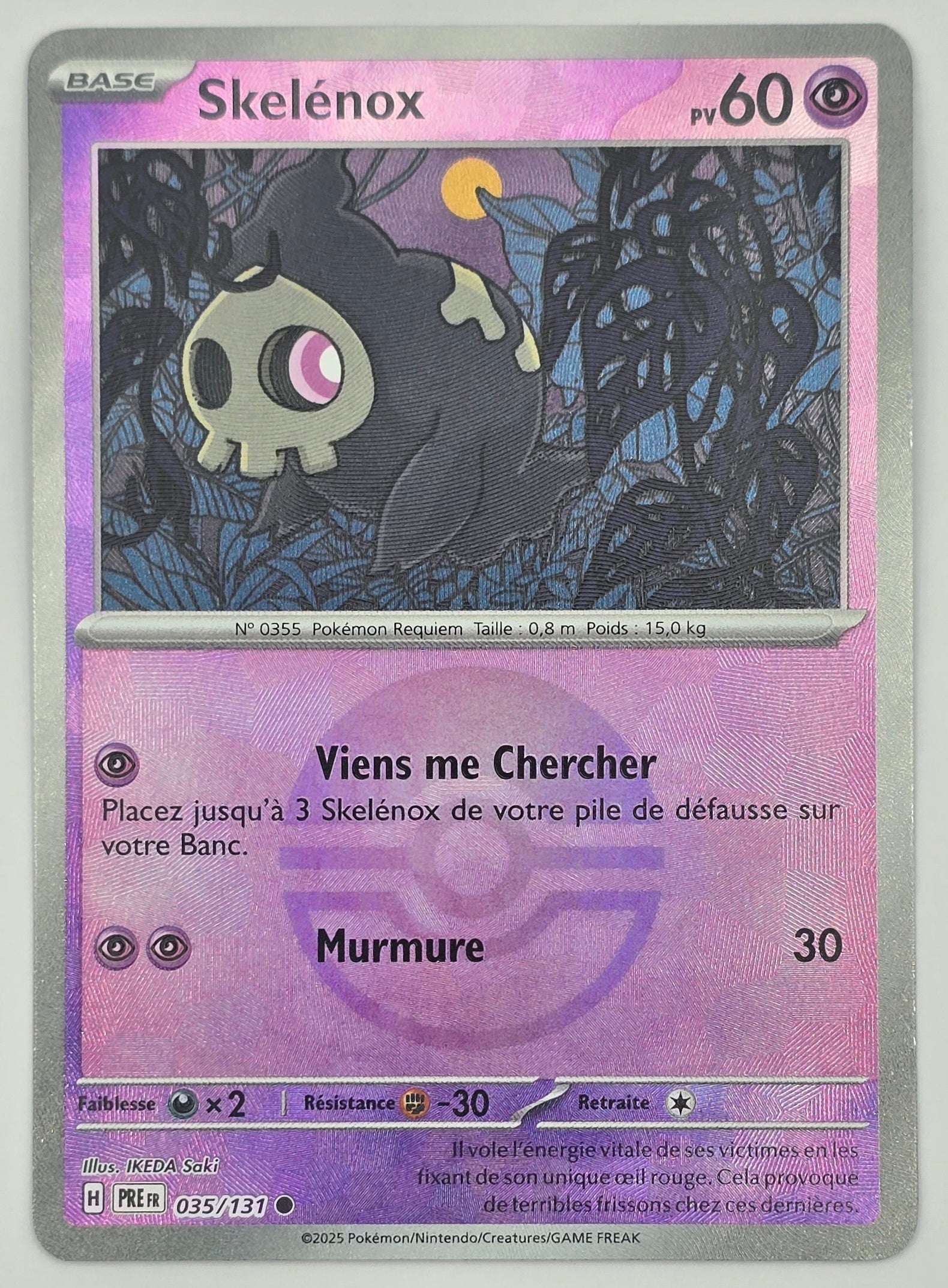 Carte Pokémon - Skélénox 035/131 Pokémon Evolutions Prismatiques (EV8.5) - FR