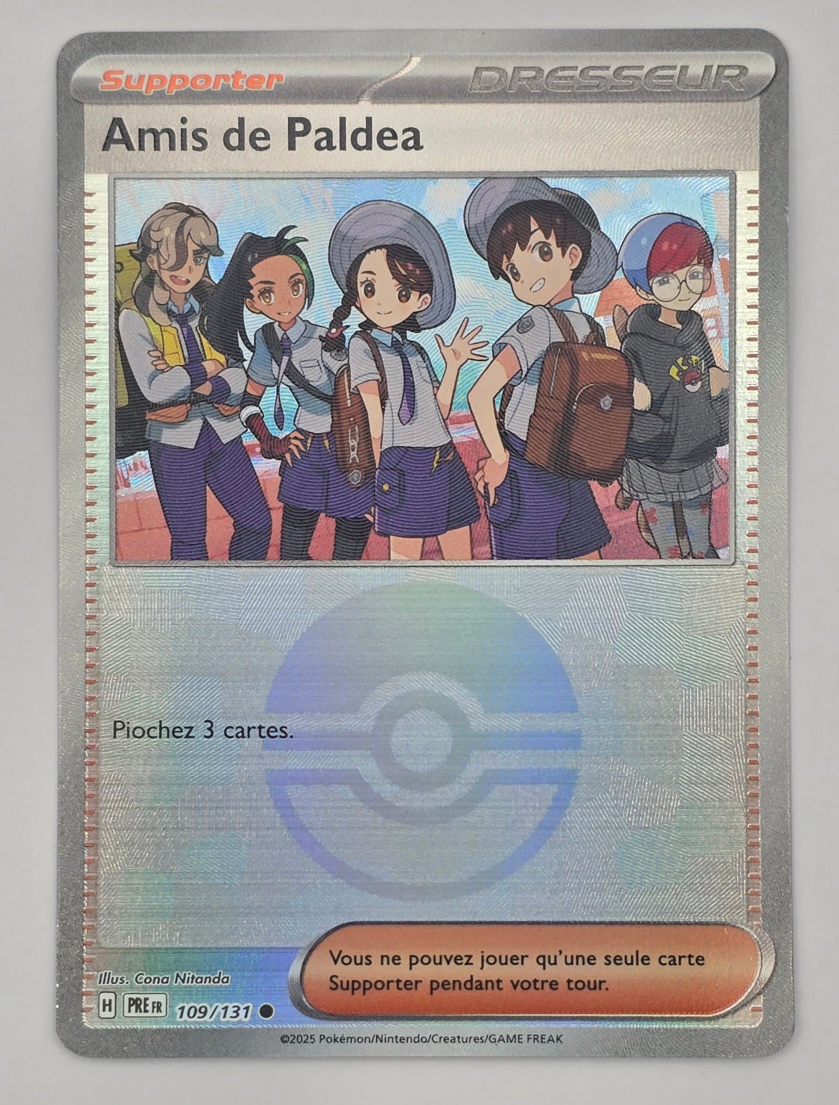 Carte Pokémon - Amis de Paldea – 109/131 – Évolutions Prismatiques (EV8.5) - FR