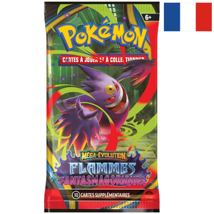 Booster Pokémon Méga-Évolution - Flammes Fantasmagoriques (ME02) - FR