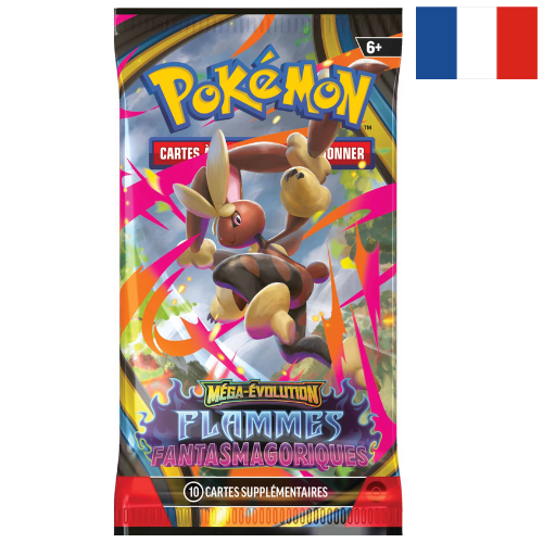 Booster Pokémon Méga-Évolution - Flammes Fantasmagoriques (ME02) - FR