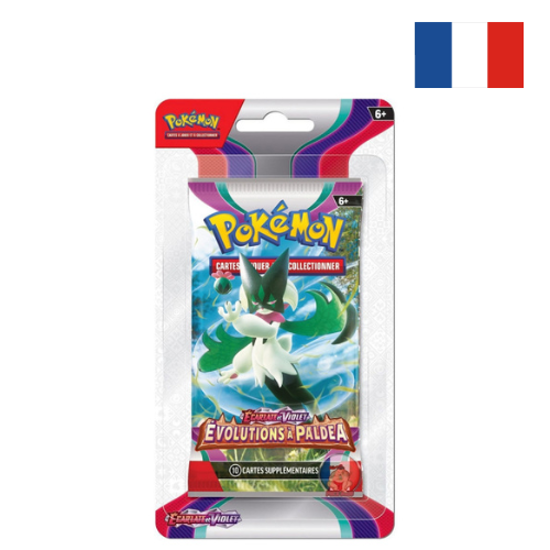 Booster Pokémon sous Blister – Écarlate & Violet : Évolutions de Paldea (EV02) – FR