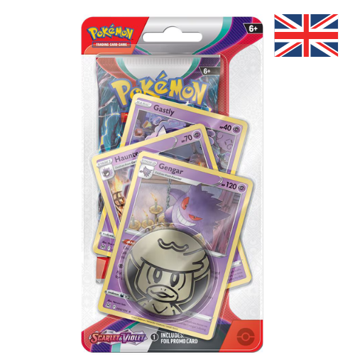 Pokémon Scarlet & Violet – Premium Checklane Blister : Gengar – EN
