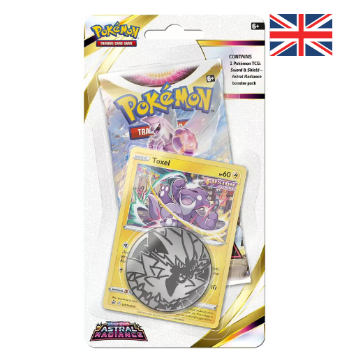 Pokémon Sword & Shield – Astral Radiance : Checklane Blister Toxel – EN