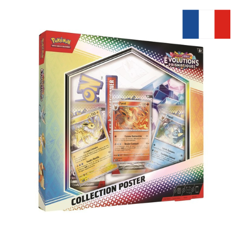 Coffret Poster Pokémon – Évolutions Prismatiques (EV8.5) (FR)