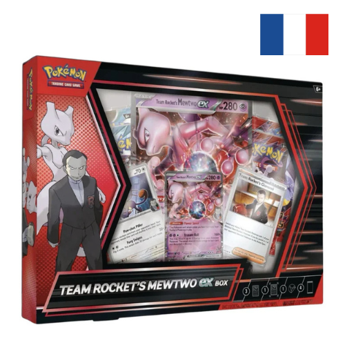 Coffret Pokémon – Mewtwo ex de la Team Rocket (FR)