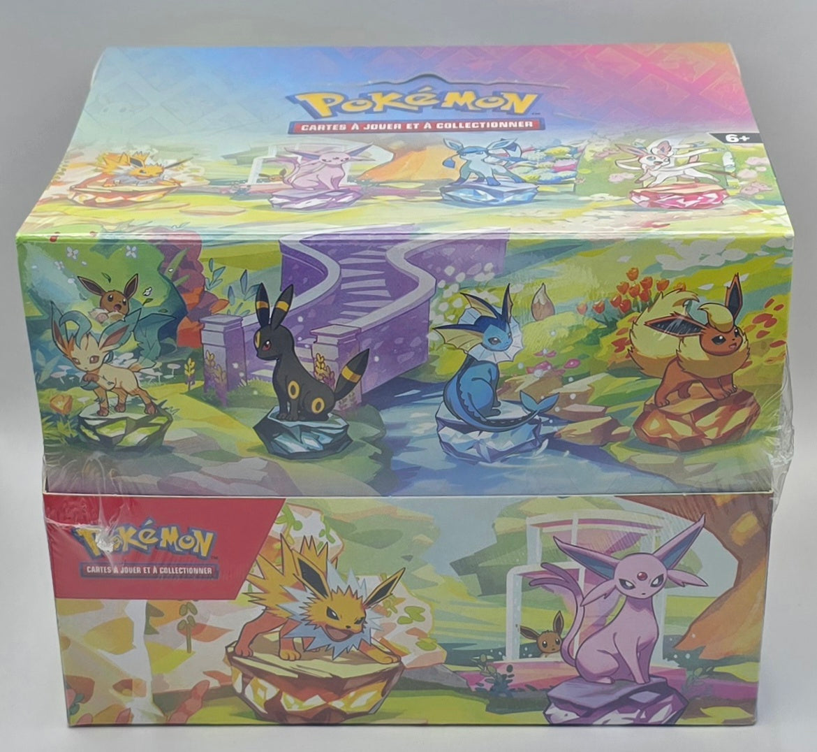 Display sous blister – Boîte Mini Tin Pokémon Évolutions Prismatiques (EV8.5) – FR