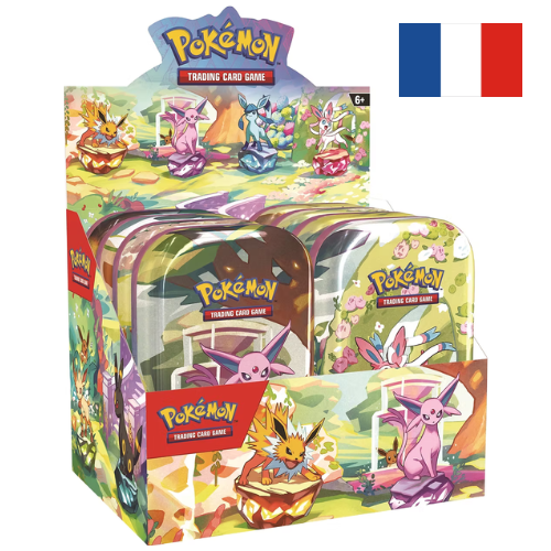 Display descellée – Boîte Mini Tin Pokémon Évolutions Prismatiques (EV8.5) – FR