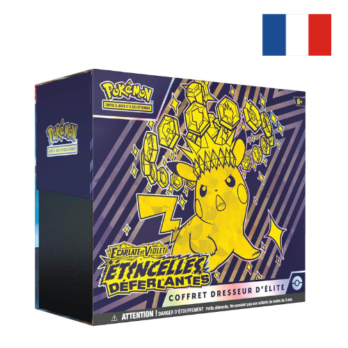 Coffret Dresseur d’Élite Pokémon – Écarlate & Violet 8 : Étincelles Déferlantes (FR)
