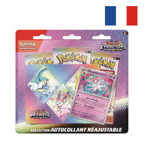 3-Pack Pokémon Évolutions Prismatiques EV8.5 – Nymphali (FR)