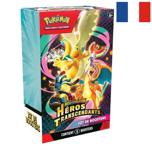Pack de boosters Bundle Méga-Evolution - Héros Transcendants (ME2.5) - FR