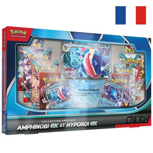 Coffret Pokémon Collection Spéciale Amphinobi Ex et Hyporoi Ex – Exclusivité Smyths Toys France