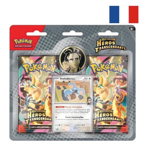 Duo Pack Promo Pokémon – ME2.5 Heros Transcendants - FR (illustration Dodoala d'Okuba)