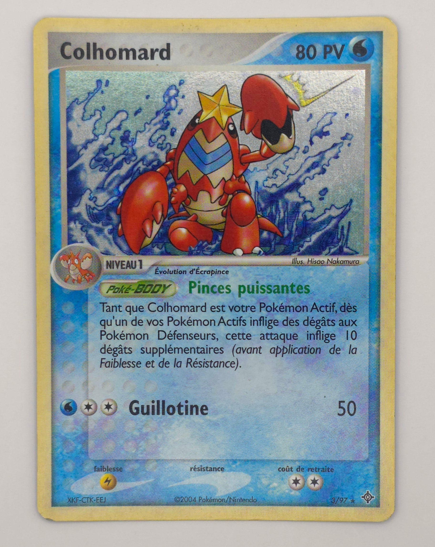 Carte Pokémon – Colhomard Holo (EX Dragon 2004 – 3/97) – FR