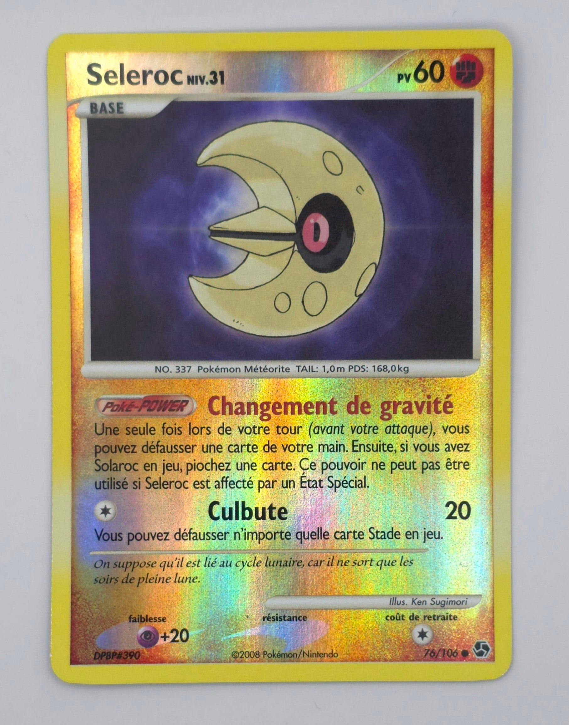 Carte Pokémon – Seleroc Holo (Diamant & Perle – Duels au Sommets 2008 – 76/100) – FR