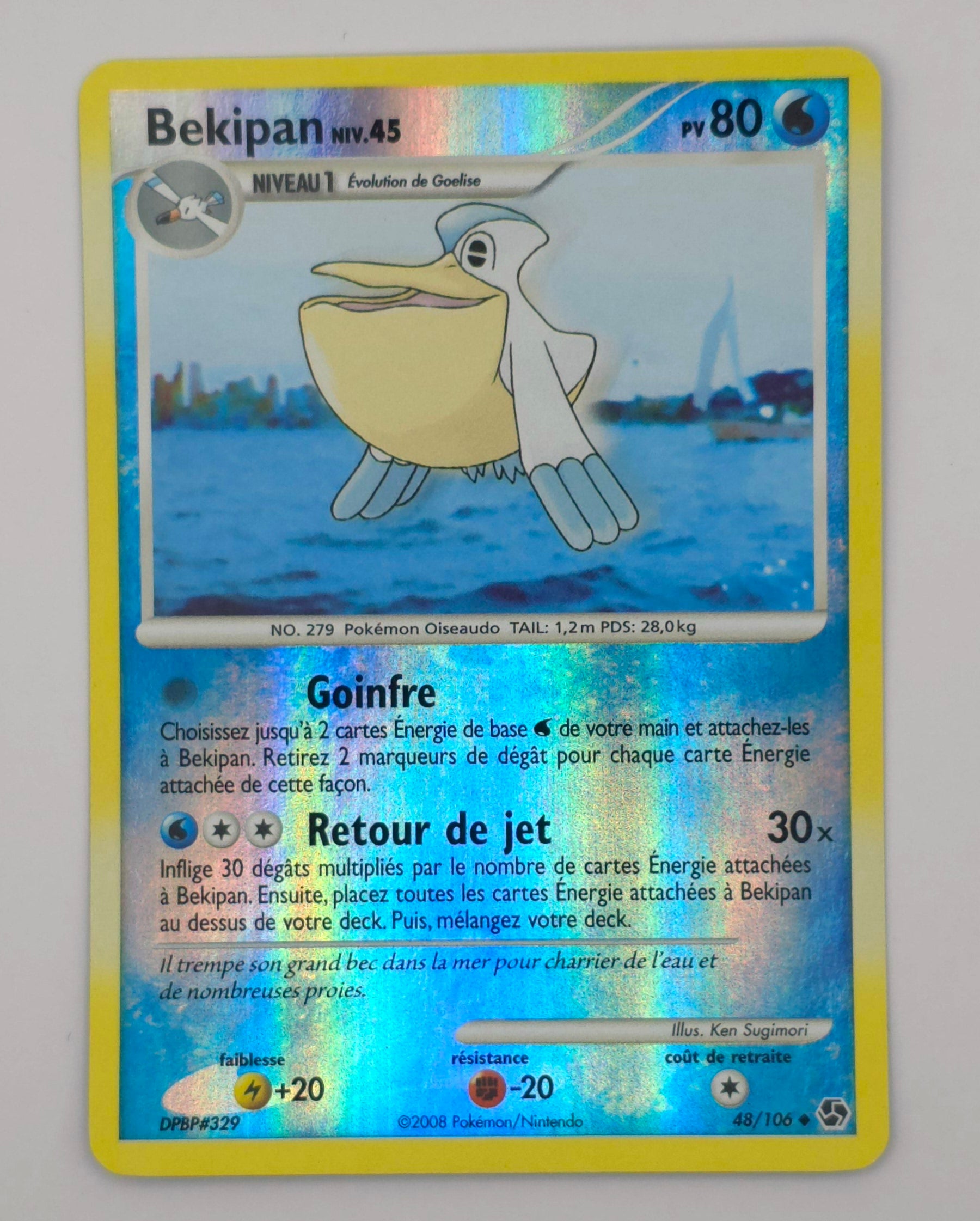 Carte Pokémon – Bekipan Holo (Diamant & Perle – Duels au Sommet 2008 – 48/100) – FR