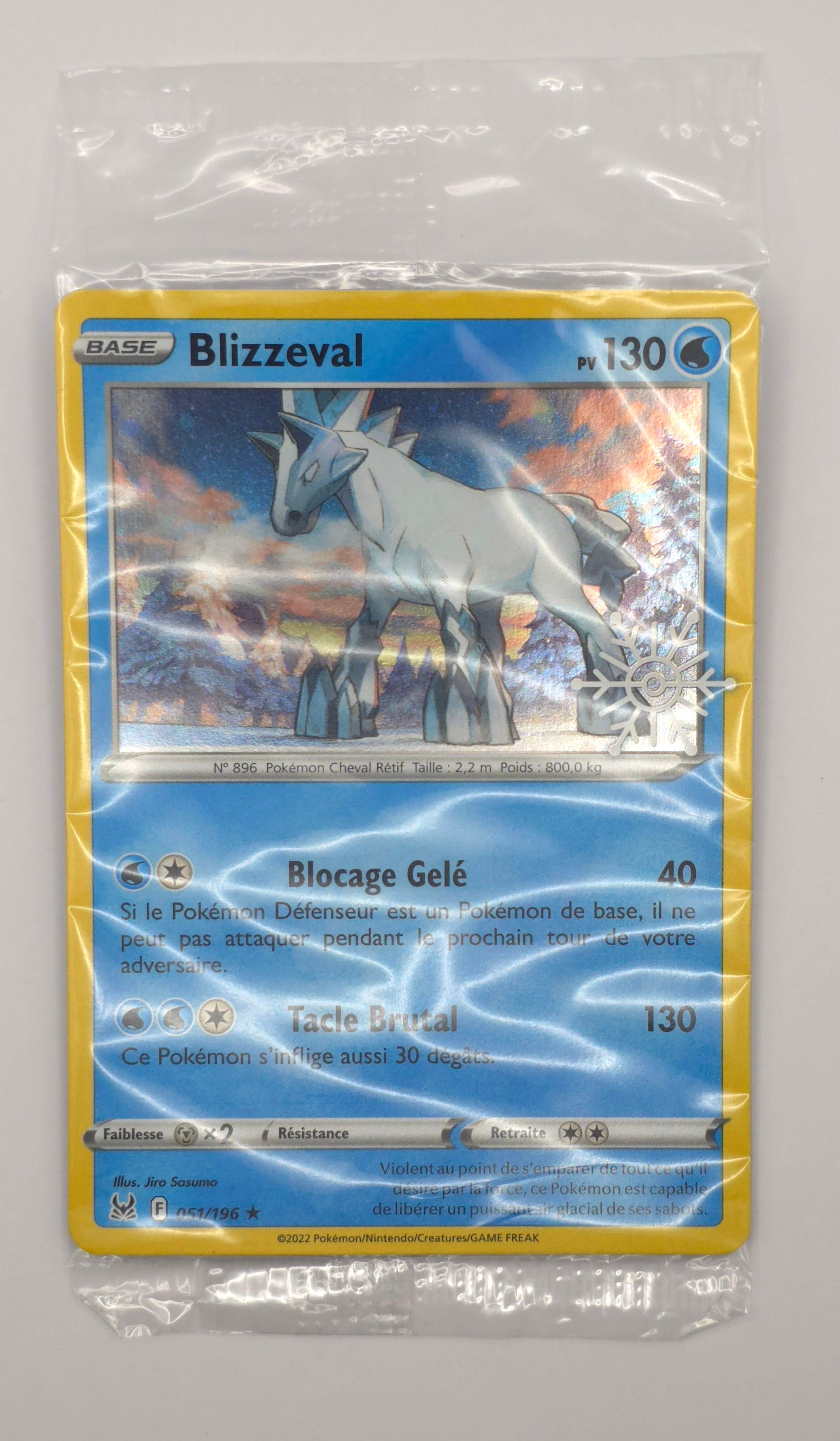 Carte Pokémon – Blizzeval Holo PROMO 051/196 - FR