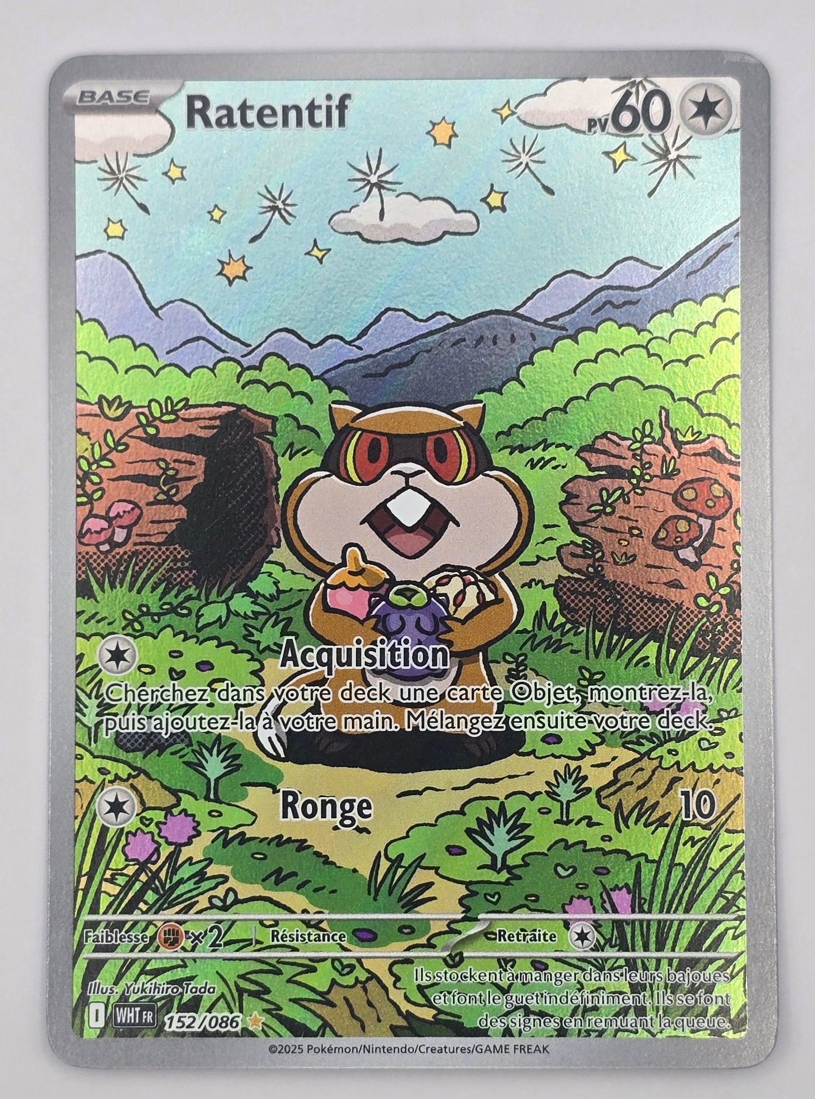 Carte Pokémon – Ratentif 152/086 - Flamme Blanche (EV10.5) - FR