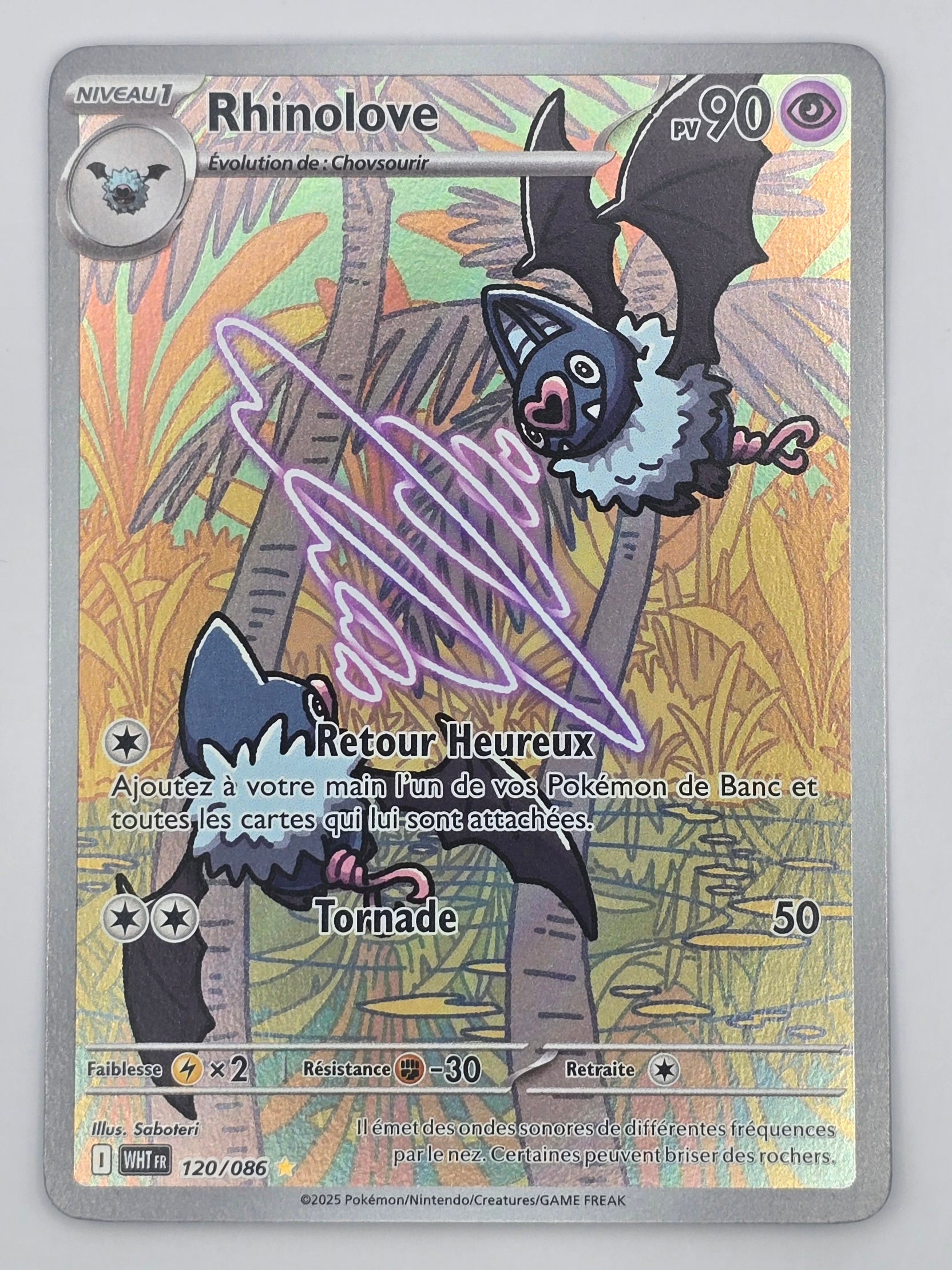 Carte Pokémon – Rhinolove 120/086 - Flamme Blanche (EV10.5) - FR