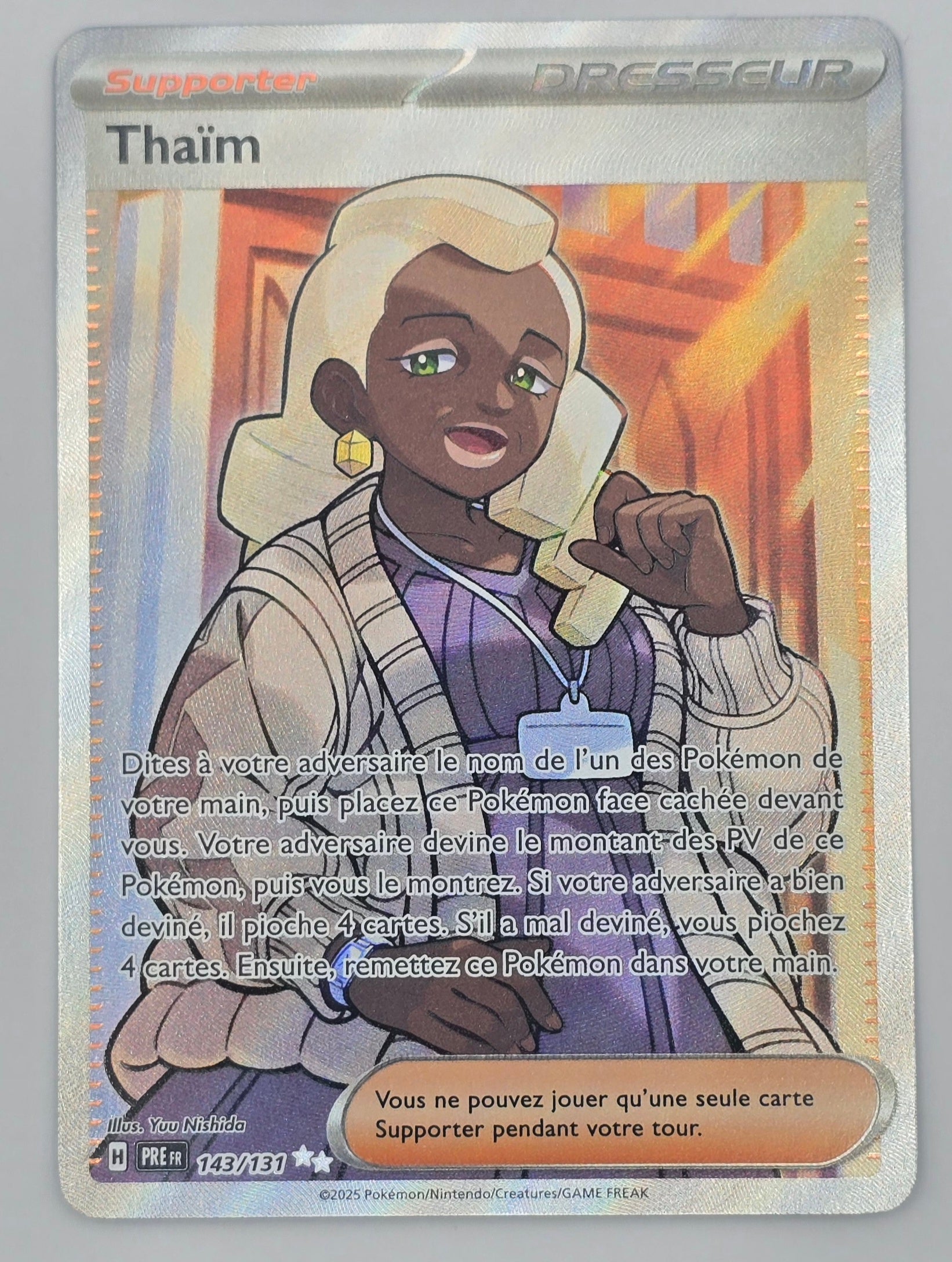 Carte Pokémon – Thaïm 143/131 - Évolutions Prismatiques (Ev8.5) - FR
