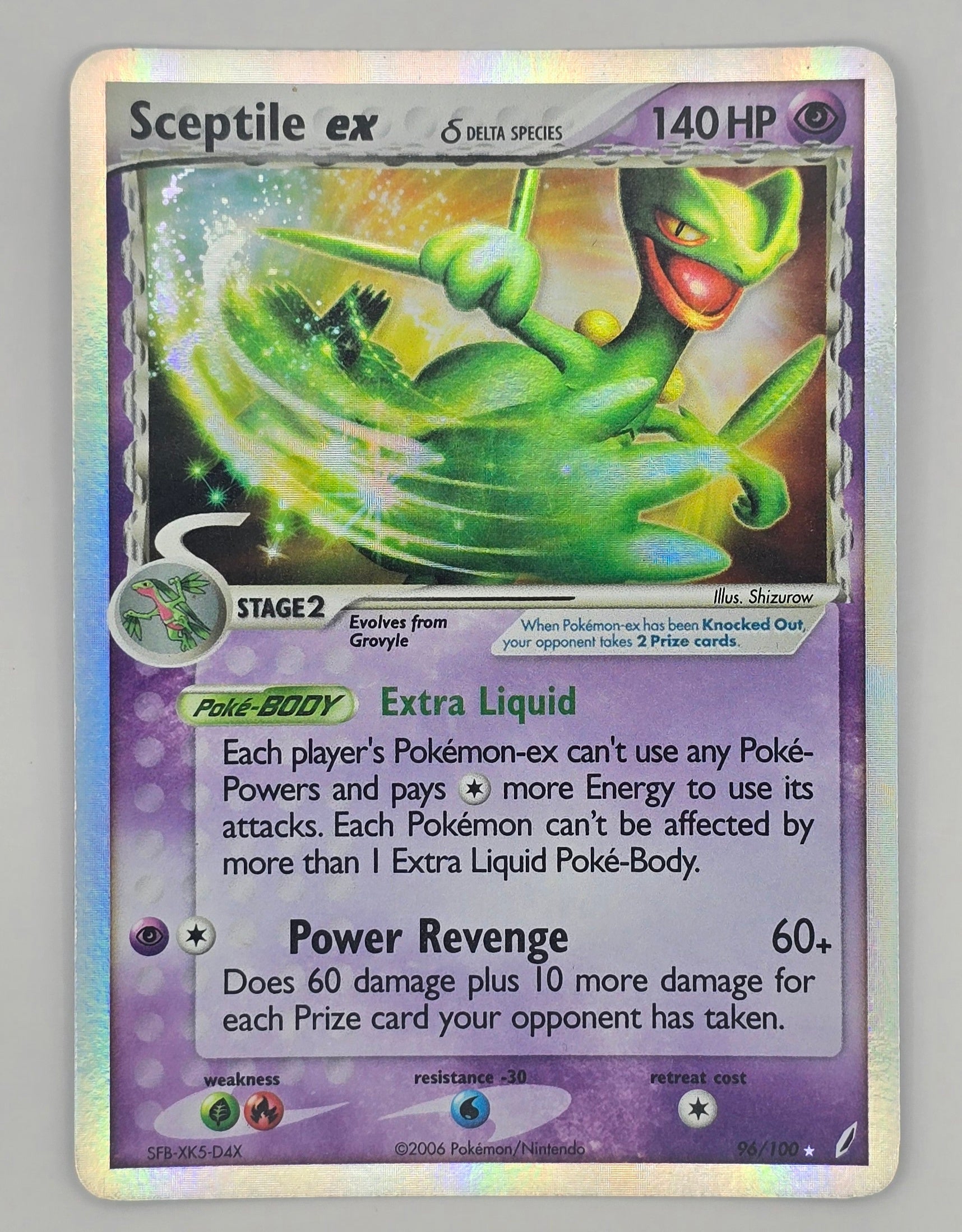 Carte Pokémon – Sceptile ex DELTA Species 96/100 - EX Gardiens de Cristal - ENG