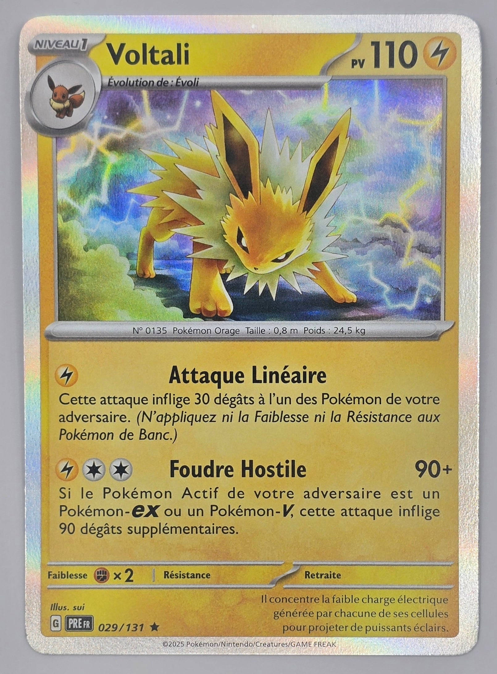 Carte Pokémon - Voltali 029/131 Evolutions Prismatiques (EV8.5) - FR
