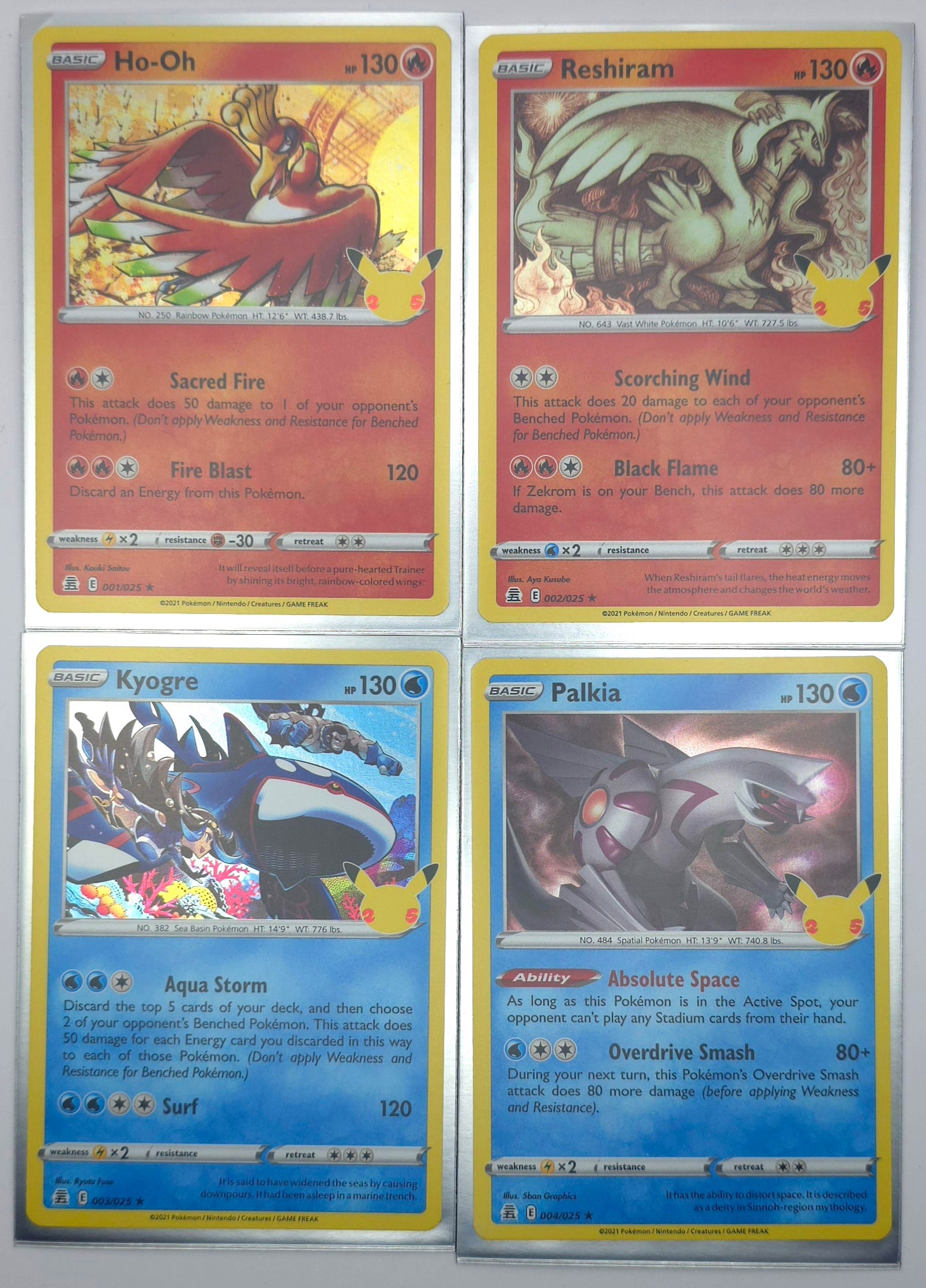 Full Masterset – Pokémon Célébrations 25ᵉ Anniversaire (Sword & Shield – 2021) – ENG