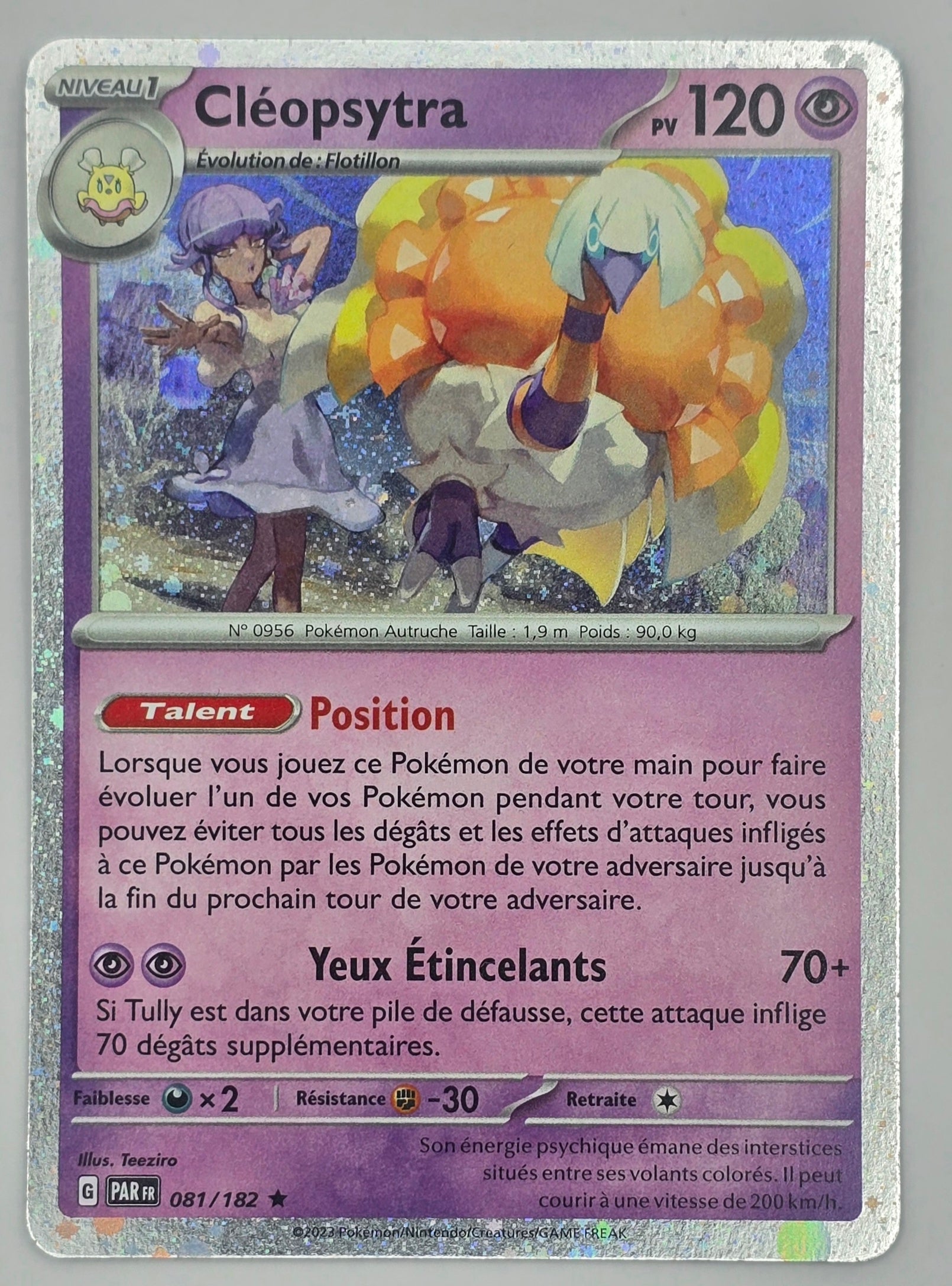 Carte Pokémon - Cléopsytra 081/182 Faille Paradoxe (EV04) - FR