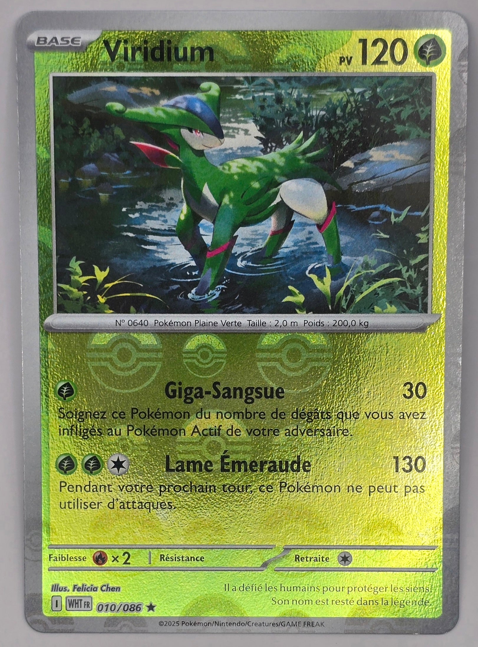 Carte Pokémon - Viridium 010/086 Flammes Blanches (EV10.5) - FR