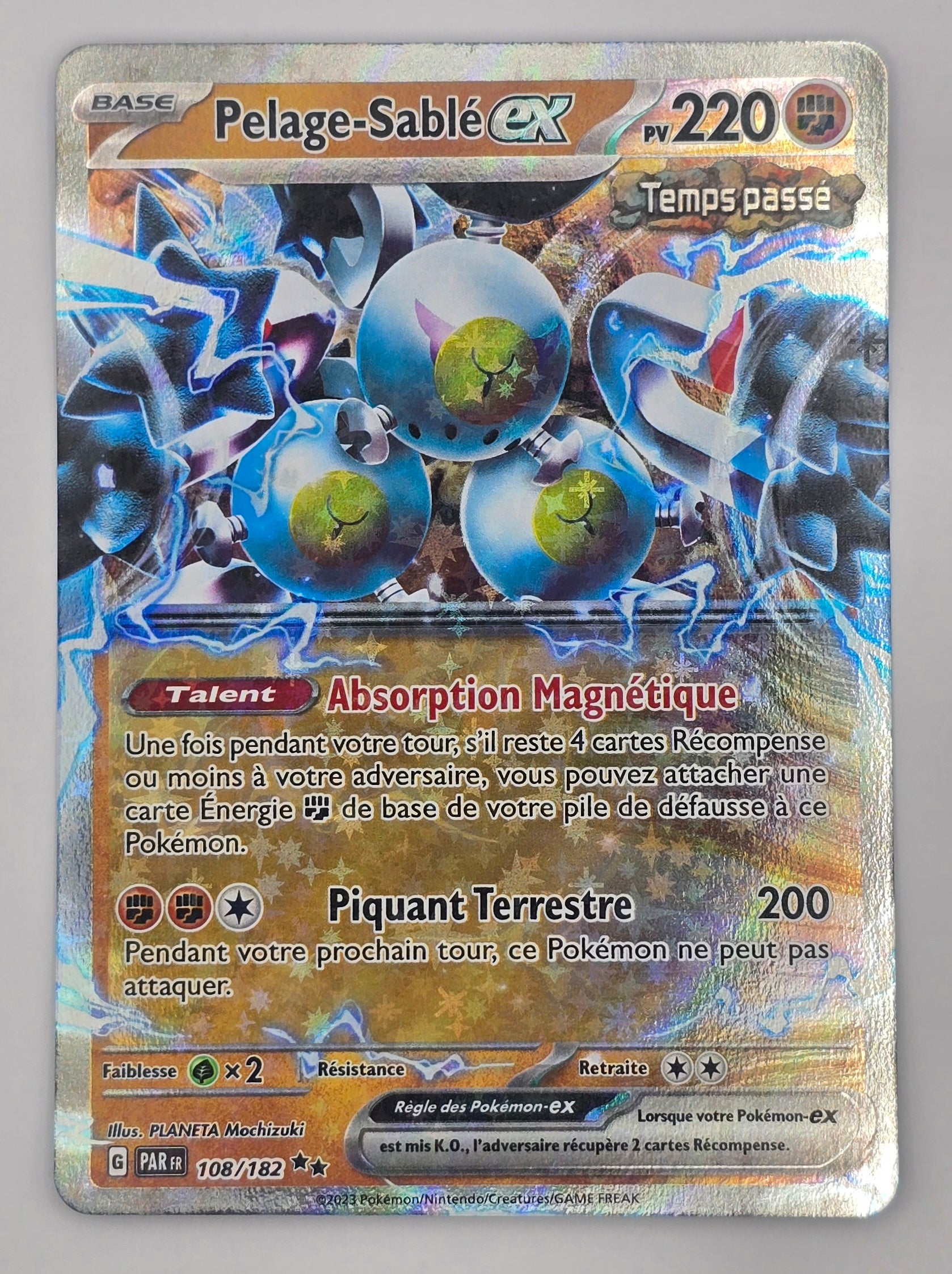 Carte Pokémon – Pelage-Sablé EX 108/182 - Faille Paradoxe (EV04) - FR