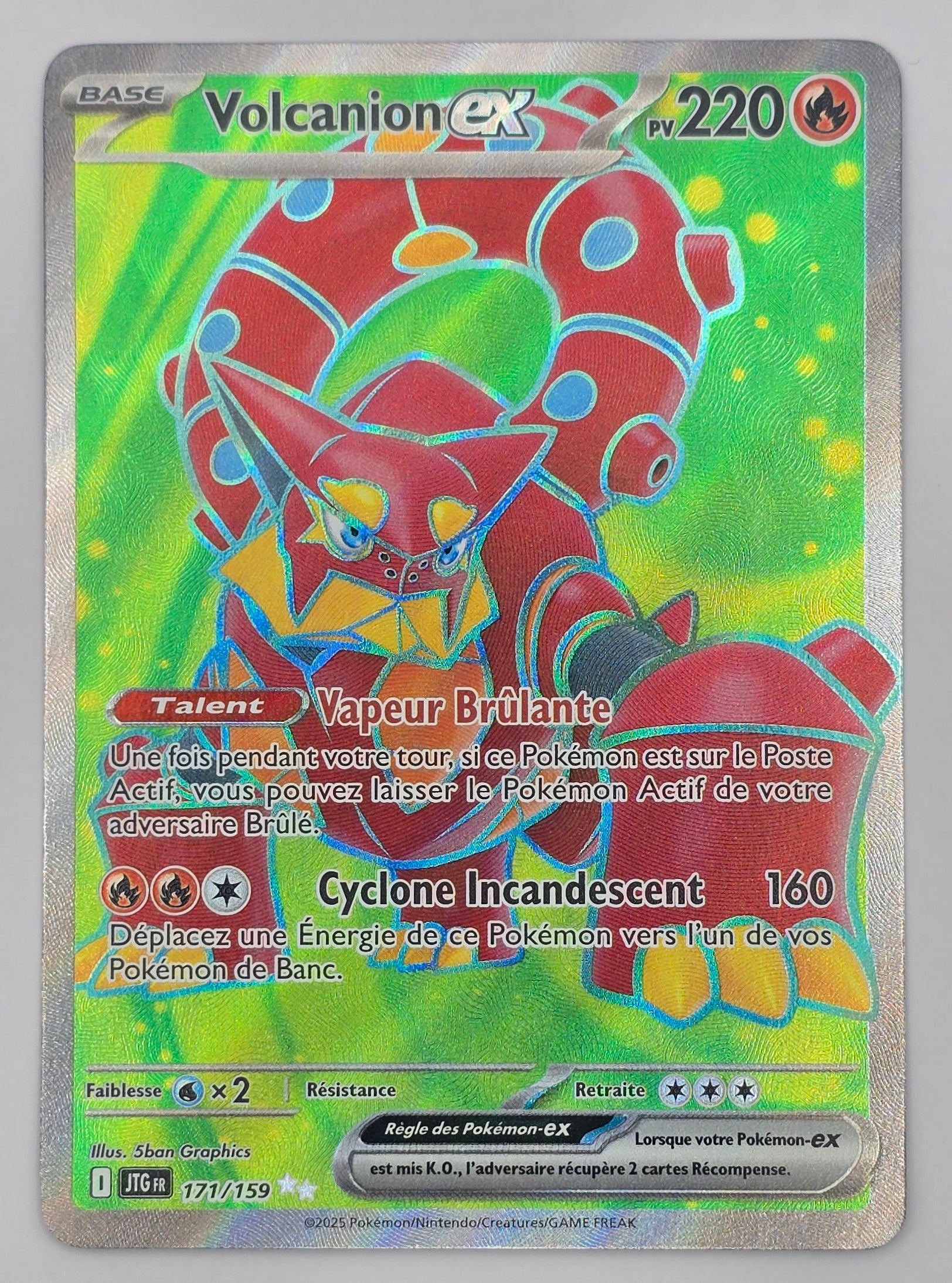 Carte Pokémon – Volcanion EX 171/159 - Aventures Ensembles (EV09) - FR