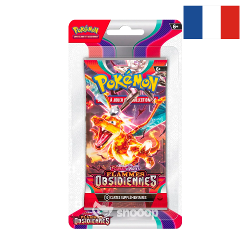 Booster Pokémon sous Blister – Écarlate & Violet : Flammes Obsidiennes (EV03) – FR