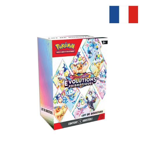 Pack de boosters Bundle Évolutions Prismatiques Écarlate et Violet (6 packs) - FR