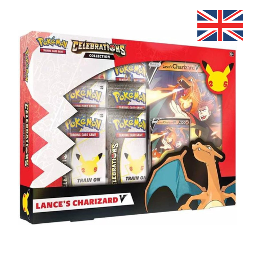 Coffret Pokémon – Célébrations Lance’s Charizard V Collection (EN)