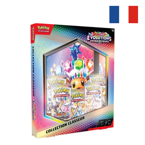 Coffret Classeur Pokémon – Évolutions Prismatiques (EV8.5) (FR)