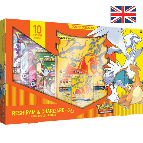 Coffret Pokémon – Tag Team Reshiram & Charizard-GX Premium Collection (EN)