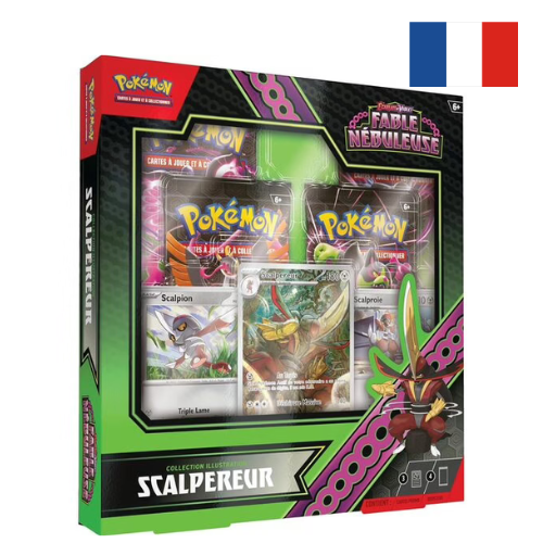 Coffret Pokémon Scalpereur - Fable Nébuleuse - Écarlate et Violet 6.5