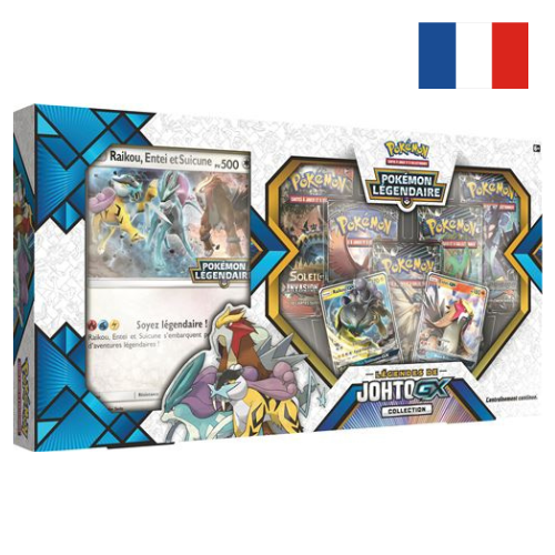Coffret Pokémon – Légendes de Johto GX (Soleil & Lune – FR)