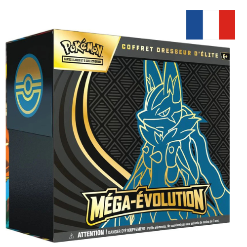 Coffret Dresseur d’Élite Pokémon – ME01 Méga-Évolution - FR (Lucario illustration)